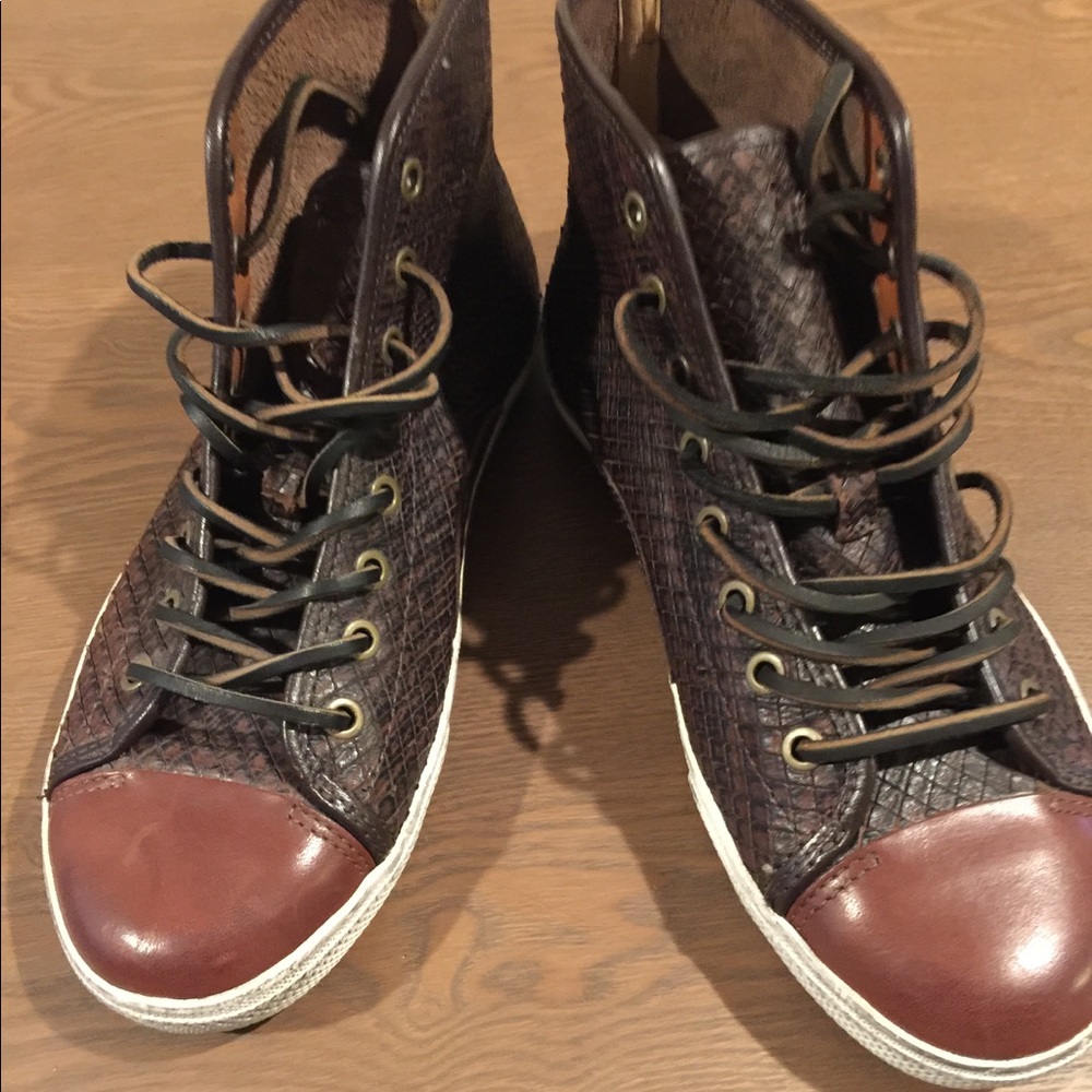 Unisex Frye Chambers leather high top sneaker